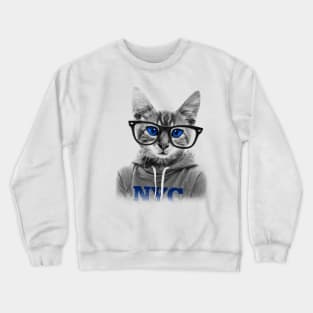 New York Cat Lover Crewneck Sweatshirt